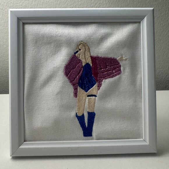 Taylor Swift Other - Karma Tour Live Embroidered Picture Frame Decor | Concert Music Wall Art